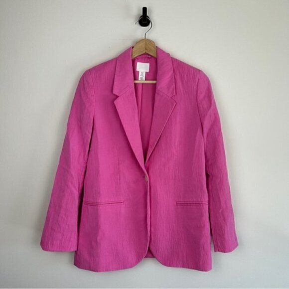 H&m Oversized single-breasted blazer in woven fabric - Picture 2 of 5